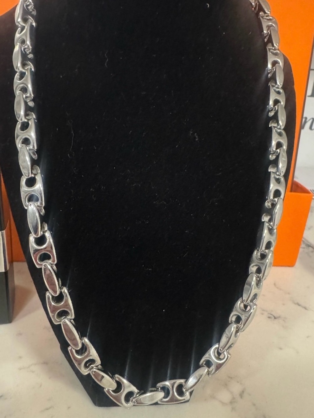 New Harley-Davidson Silver Link Chain Necklace is good quality